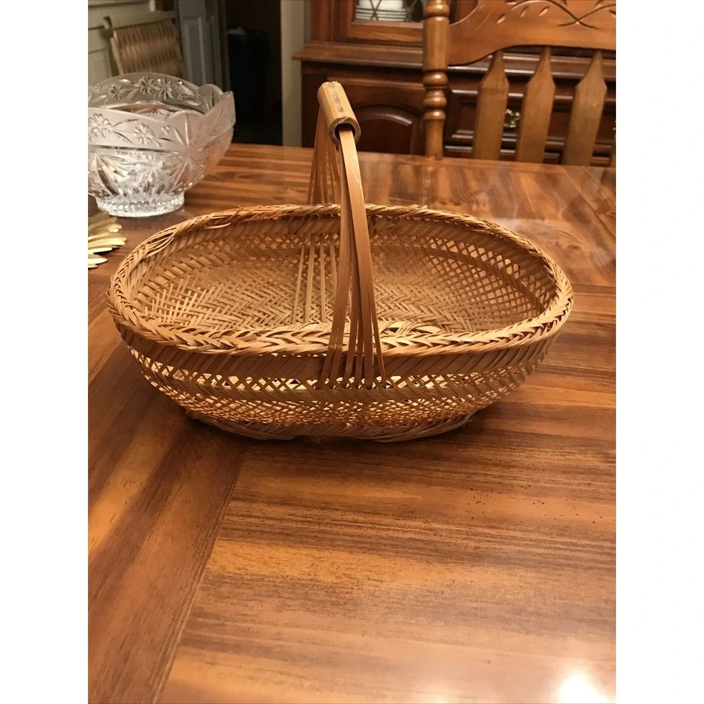 vintage bread basket peoples rebublic china 11 inch